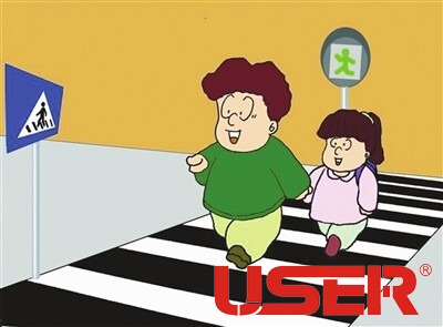 對闖紅燈過馬路的危險說“不”——優(yōu)色專顯戶外一體機(jī)助力福田交委全民文明過馬路